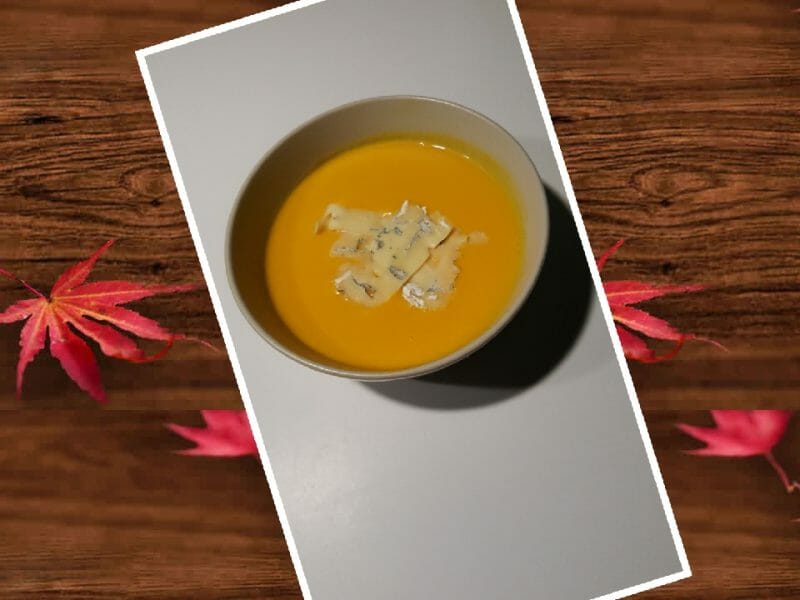 Cliquez pour zoomer ! Velouté de butternut et panais à la fourme d’Ambert Thermomix par Shaaz