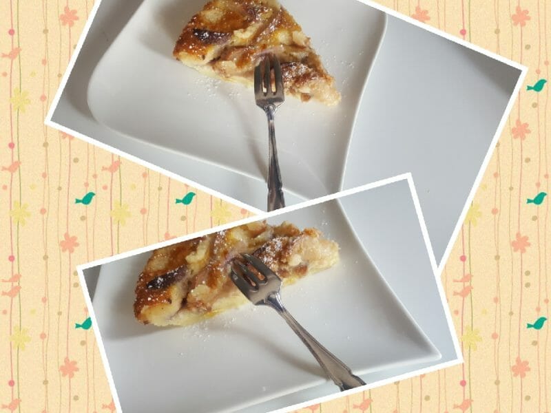 Cliquez pour zoomer ! Clafoutis aux pêches Thermomix par Shaaz