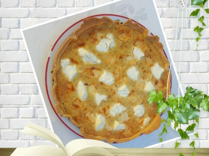 Cliquez pour zoomer ! Tarte aux échalotes et au chèvre Thermomix par Shaaz