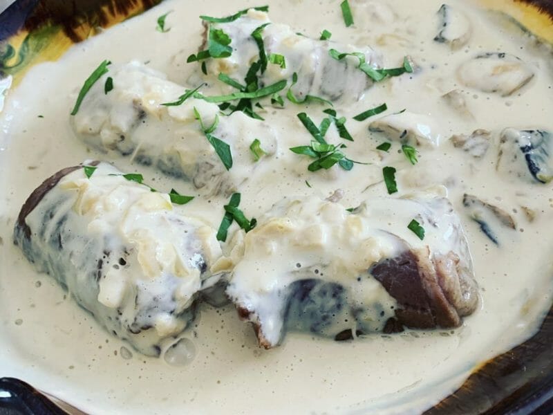 Cliquez pour zoomer ! Paupiettes de veau aux champignons Thermomix par davidsnz