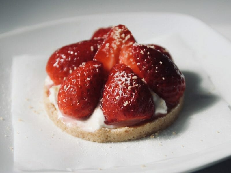 Cliquez pour zoomer ! Tarte aux fraises sans cuisson Thermomix par marine_231