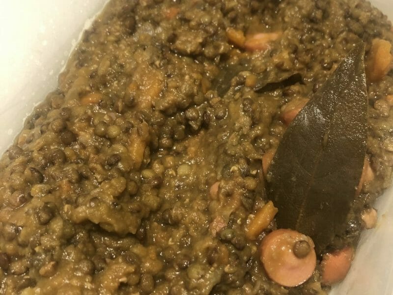 Cliquez pour zoomer ! Lentilles et ses saucisses Thermomix par marine_231
