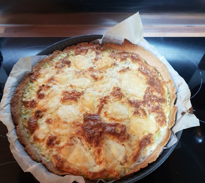 Cliquez pour zoomer ! Tarte courgette, jambon & chèvre Thermomix par Catherine59215