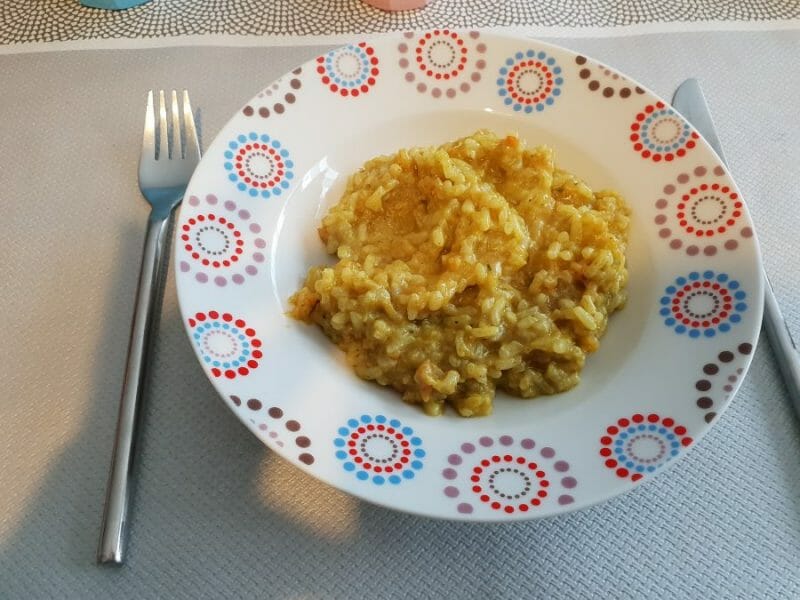 Cliquez pour zoomer ! Risotto crevettes et curry Thermomix par Catherine59215