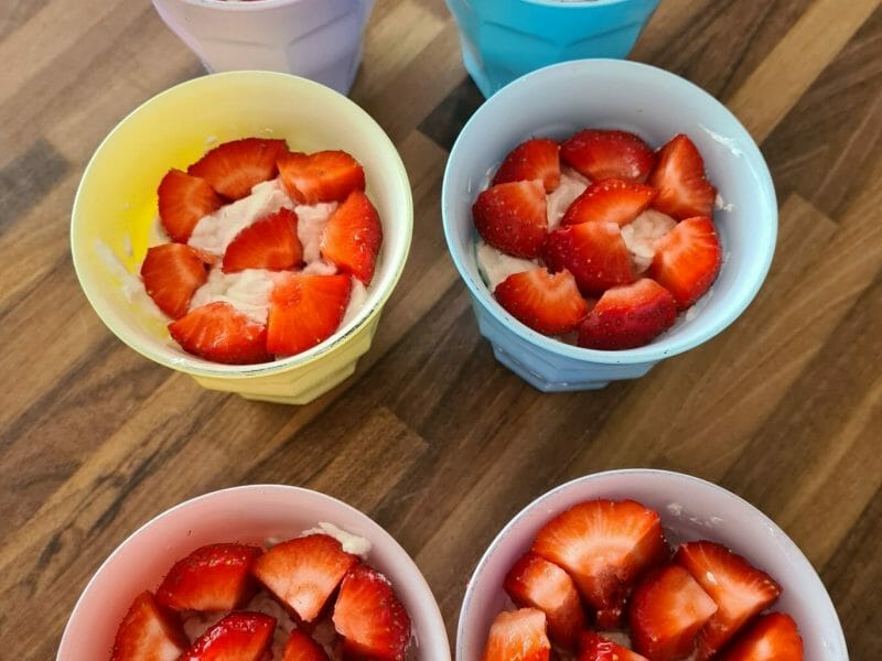 Cliquez pour zoomer ! Tarte aux fraises sans cuisson Thermomix par Catherine59215