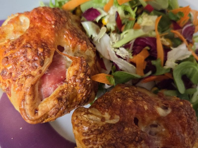 Cliquez pour zoomer ! Paniers feuilletés jambon fromage Thermomix par melau