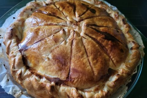 Cliquez pour zoomer ! Tourte lardons et comté Thermomix par melau