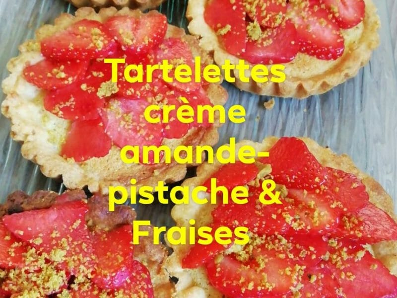 Cliquez pour zoomer ! Tartelettes framboises sur crème d’amande et pistache Thermomix par sabrinawalle