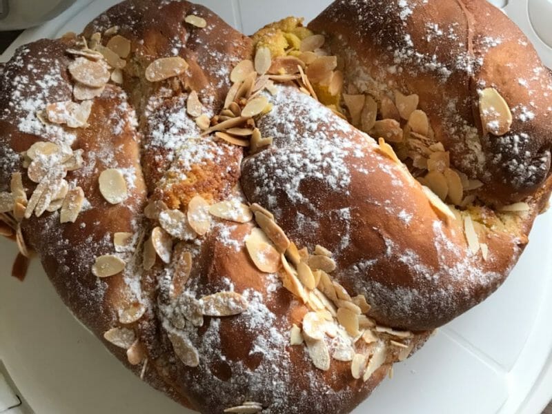 Cliquez pour zoomer ! Brioche à la crème d’amande Thermomix par sabrinawalle