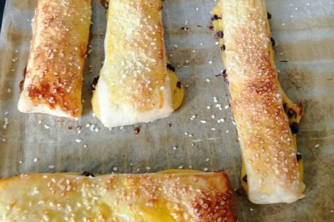 Cliquez pour zoomer ! Torsades crème pâtissière et pépites de chocolat Thermomix par tiwara