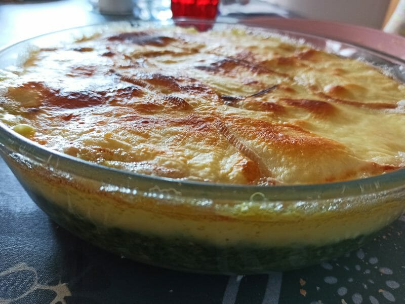 Cliquez pour zoomer ! Gratin de purée de pommes de terre aux épinards Thermomix par GumyRunner38