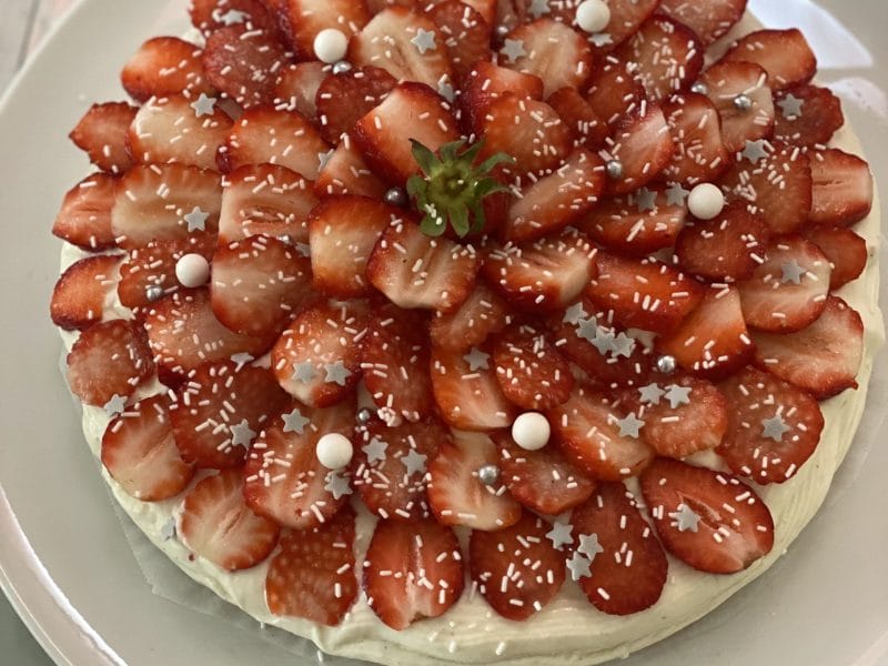 Cliquez pour zoomer ! Tarte aux fraises sans cuisson Thermomix par steph37000