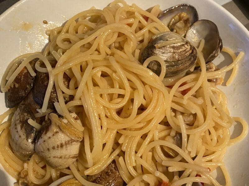 Cliquez pour zoomer ! Spaghettis aux palourdes Thermomix par doodz