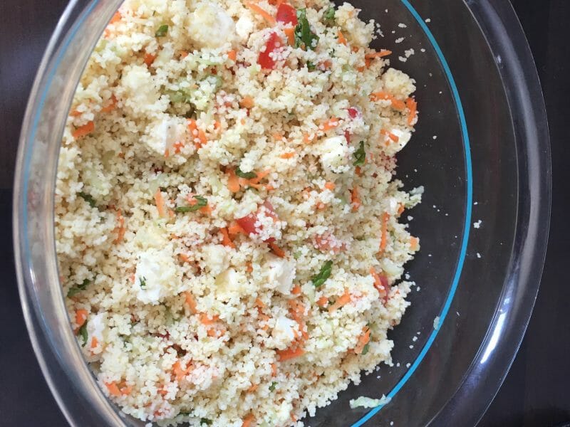 Cliquez pour zoomer ! Salade de couscous façon taboulé Thermomix par na_11