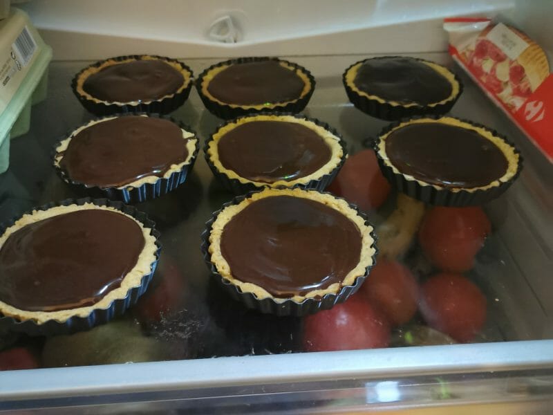 Cliquez pour zoomer ! Tartelettes chocolat et caramel beurre salé Thermomix par elodie_300