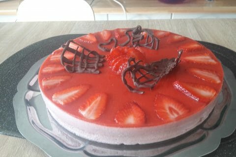Cliquez pour zoomer ! Bavarois aux fraises Thermomix par Mailianice