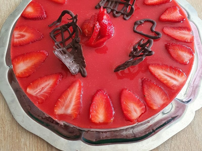 Cliquez pour zoomer ! Bavarois aux fraises Thermomix par Mailianice