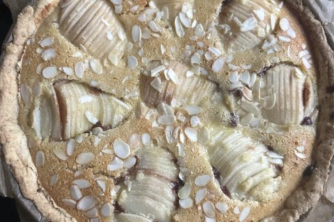 Cliquez pour zoomer ! Tarte aux poires sur lit de chocolat Thermomix par Mailianice