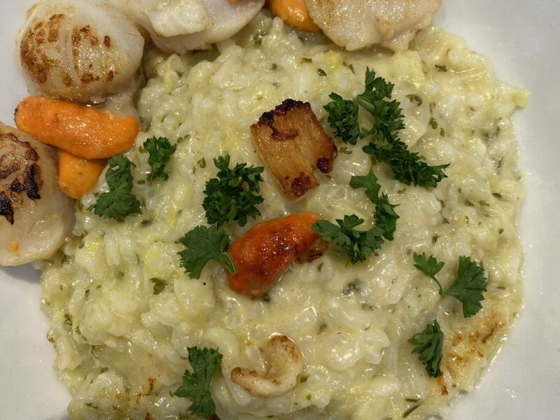 Cliquez pour zoomer ! Risotto aux Saint Jacques et poireaux Thermomix par valy_3