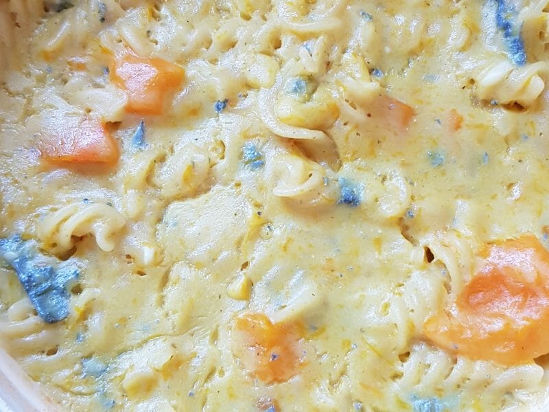 Cliquez pour zoomer ! Fusilli à la crème de potimarron et gorgonzola Thermomix par clara_31