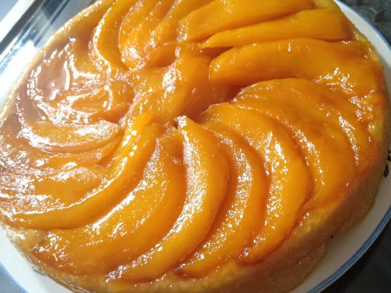 Cliquez pour zoomer ! Tarte tatin à la mangue Thermomix par peg26