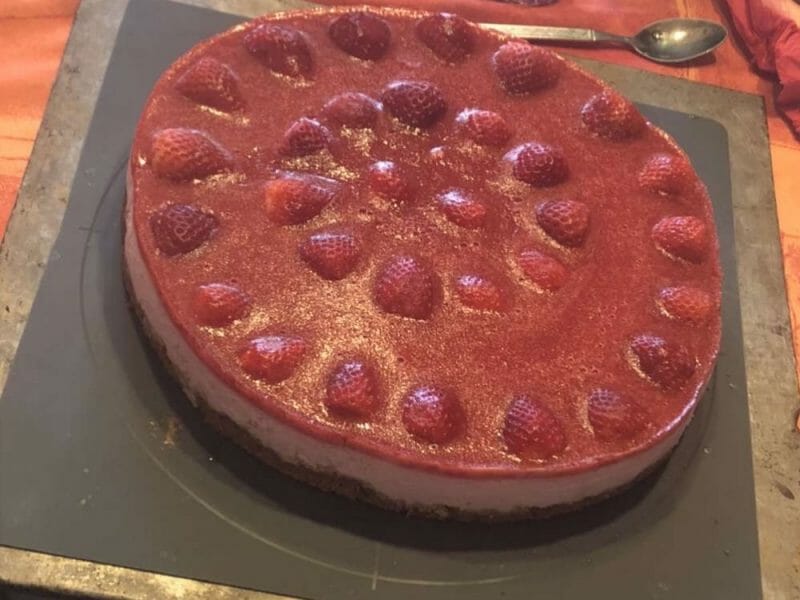 Cliquez pour zoomer ! Bavarois aux fraises Thermomix par marjorie_48