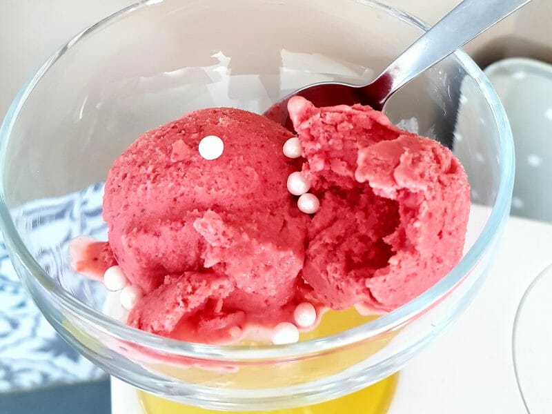 Cliquez pour zoomer ! Glace à la fraise Thermomix par Ju76