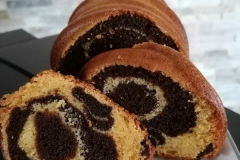 Cliquez pour zoomer ! Marbré au chocolat Thermomix par Ju76