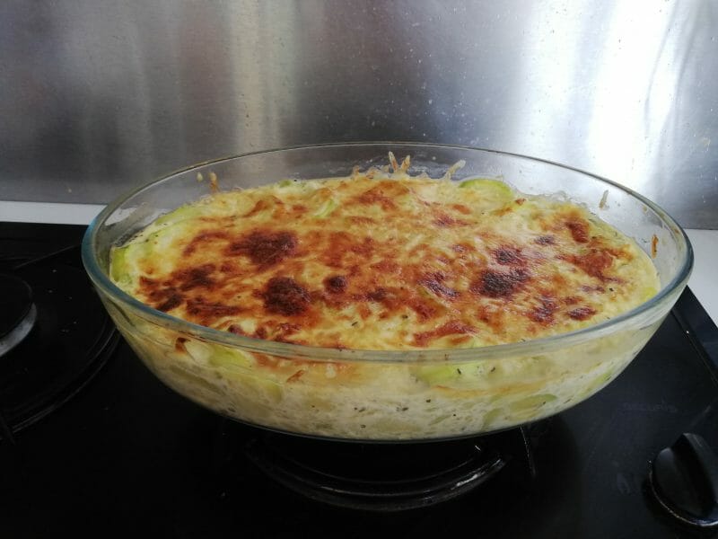 Cliquez pour zoomer ! Gratin de courgettes au chèvre Thermomix par johanna12450