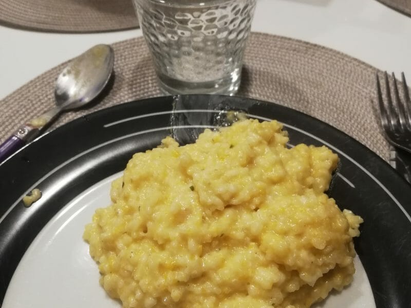 Cliquez pour zoomer ! Risotto butternut et chèvre frais Thermomix par johanna12450