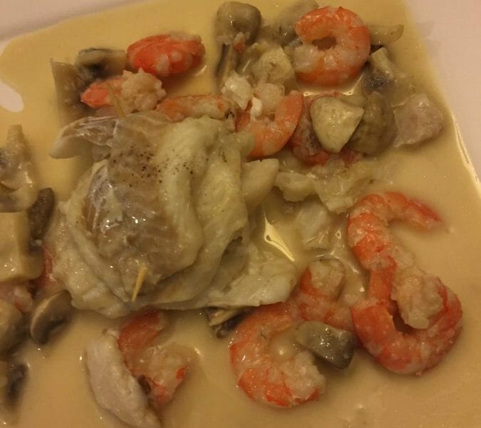 Cliquez pour zoomer ! Filets de sole aux crevettes et champignons Thermomix par stalou