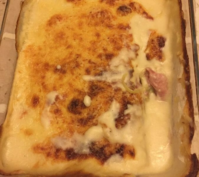 Cliquez pour zoomer ! Gratin de poireau au jambon Thermomix par stalou