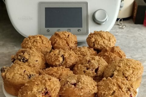 Cliquez pour zoomer ! Muffins aux myrtilles Thermomix par angeltotokiki