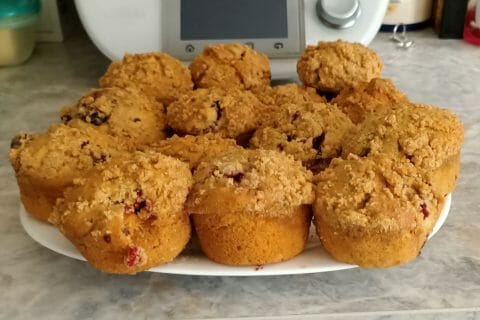 Cliquez pour zoomer ! Muffins aux myrtilles Thermomix par angeltotokiki