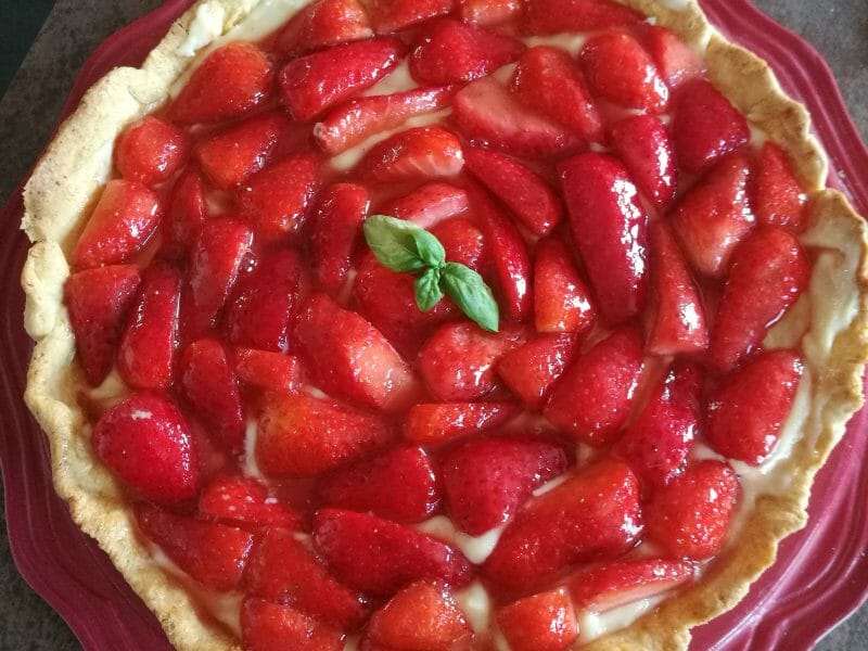 Cliquez pour zoomer ! Tarte aux fraises Thermomix par marie_318