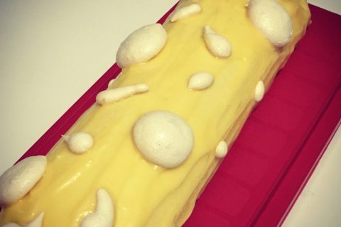 Cliquez pour zoomer ! Bûche au citron meringuée Thermomix par Ingrid81