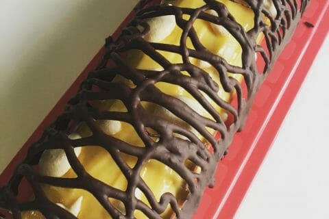 Cliquez pour zoomer ! Bûche au citron meringuée Thermomix par Ingrid81