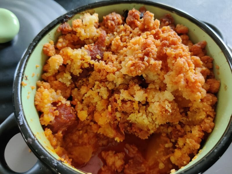 Cliquez pour zoomer ! Crumble de butternut au chorizo Thermomix par nikolo93