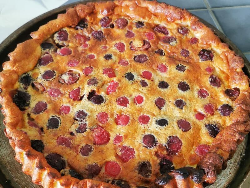 Cliquez pour zoomer ! Clafoutis aux cerises Thermomix par valetyann