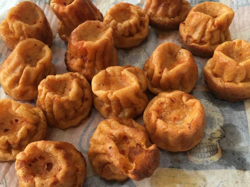 Cliquez pour zoomer ! Mini cannelés chorizo comté Thermomix par alexbertheau