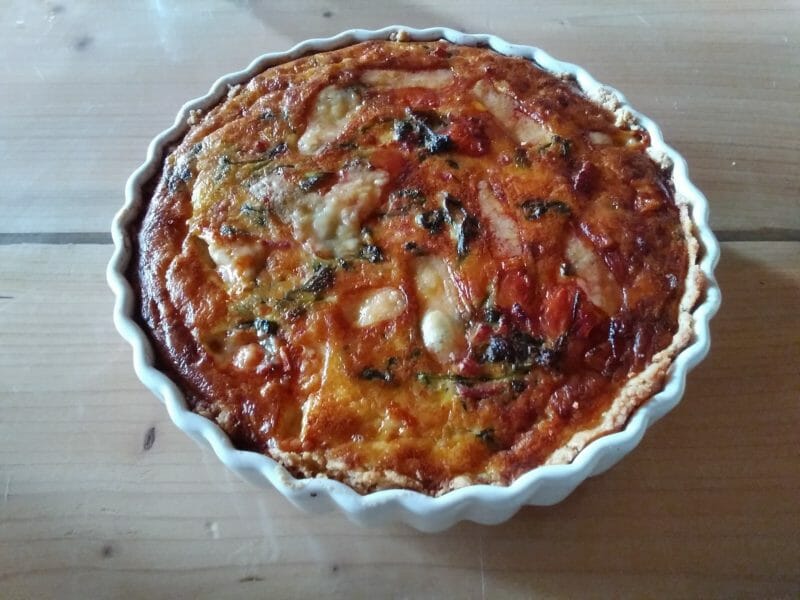 Cliquez pour zoomer ! Quiche aux fanes de radis Thermomix par flo067