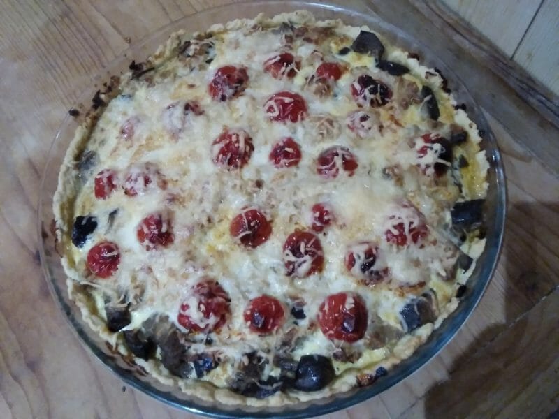 Cliquez pour zoomer ! Quiche thon et aubergines Thermomix par flo067