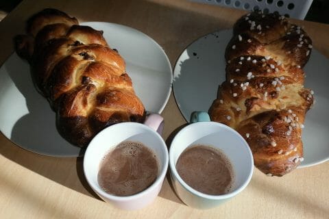 Cliquez pour zoomer ! Brioche tressée à la mie filante Thermomix par severine_117