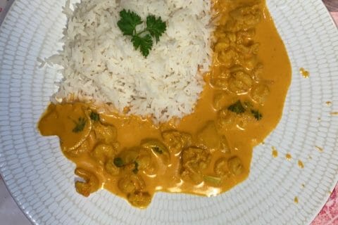 Cliquez pour zoomer ! Curry de crevettes au lait de coco Thermomix par paulipop