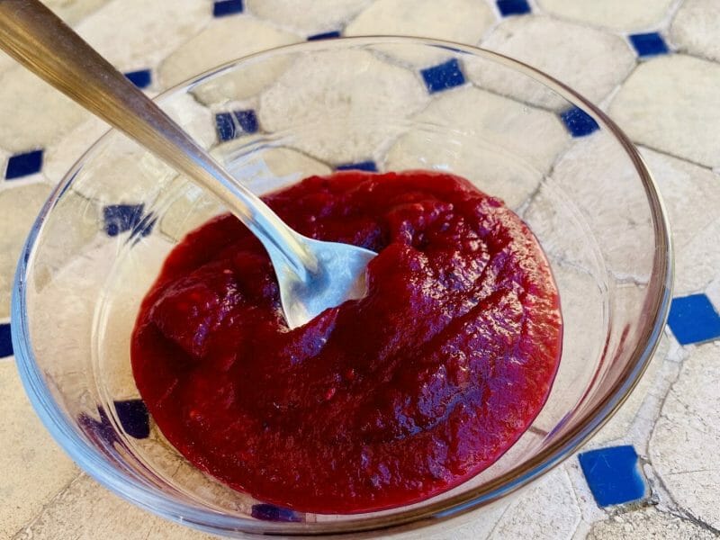 Cliquez pour zoomer ! Compote pomme framboise Thermomix par paulipop
