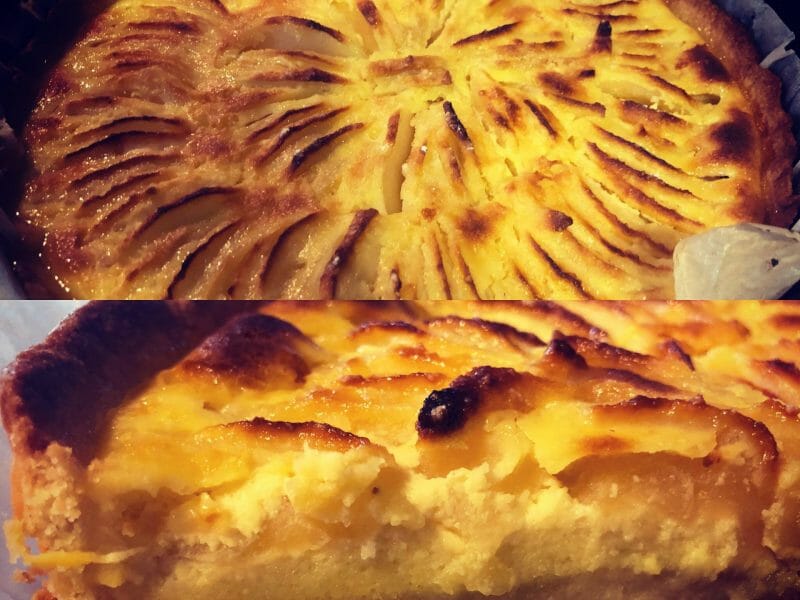 Cliquez pour zoomer ! Tarte normande aux pommes Thermomix par he_lene