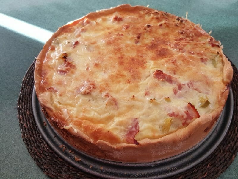 Cliquez pour zoomer ! Gâteau poireaux, lardons et fromage Thermomix par helene-marie