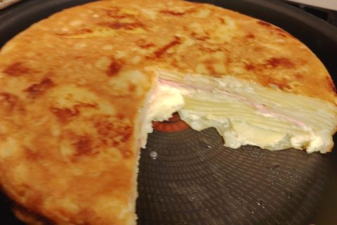 Cliquez pour zoomer ! Gâteau invisible raclette Thermomix par sandrinedegardin