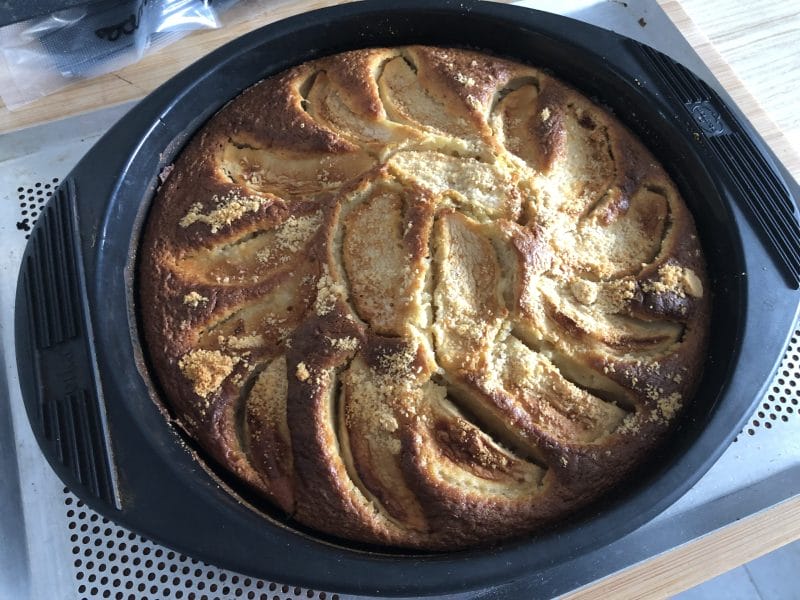 Cliquez pour zoomer ! Gâteau à la semoule et aux pommes Thermomix par monette