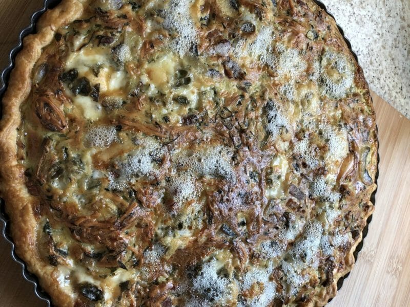 Cliquez pour zoomer ! Tarte champignons et lardons Thermomix par monette